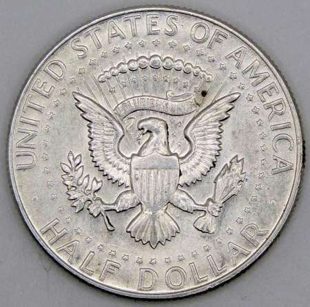 Монета  50 центов США «Кеннеди» 1965 года серебро 400 пробы, арт 4