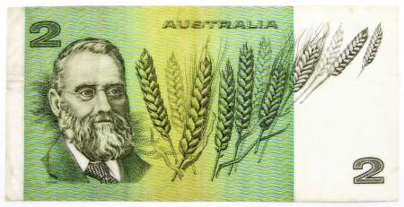 Банкнота 2 доллара Австралия 1985, арт 2