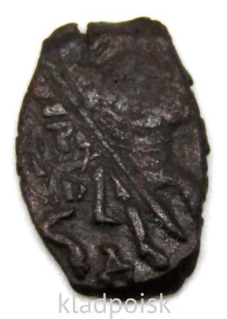 Копейка медь Алексей Михайлович (чешуя), Медный бунт, Москва, Новый монетный двор, арт 15