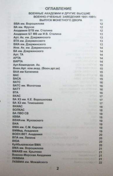Каталог Знаки Высших Учебных Заведений СССР, репринтное издание