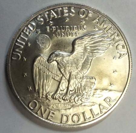 Монета 1 доллар США Эйзенхауэр 1973 Серебро 400 пр.