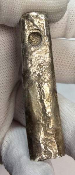 Половина гривны (рубль), 1 четверть XIV века, серебро, клеймо