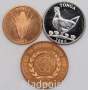 Набор монет Тонга 2002-2005 гг, 3 монеты