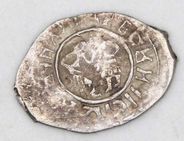 Денга, Князь Иван Андреевич, Удельное княжество Можайское, серебро, арт 2 Денга, Князь Иван Андреевич, Удельное княжество Можайское, серебро, арт 2