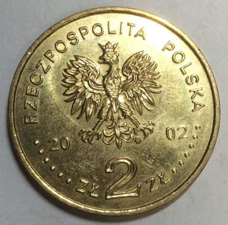 Монета 2 злотых Польша, серии «Короли и правители Польши» Август II Сильный, 2002