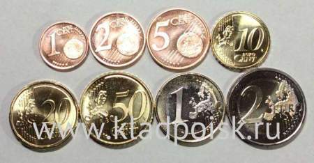 Годовой набор монет Евро Эстония 2011