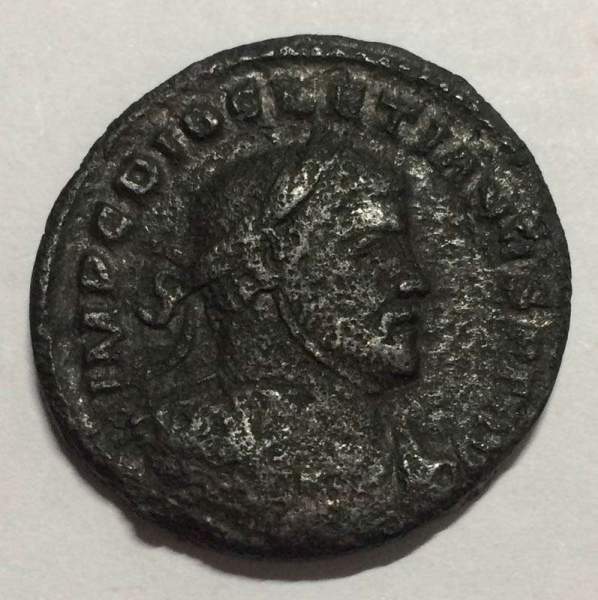 Монета Фоллис - Рим, 302 г. Диоклетиан Монета Фоллис - Рим, 302 г. Диоклетиан
