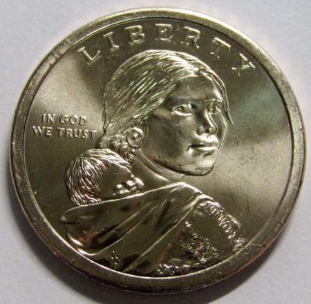 Монета 1 доллар Сакагавея, Эли Сэмюэл Паркер, 2022 D