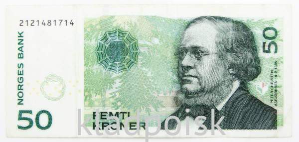 Банкнота 50 крон 2005 года Норвегия