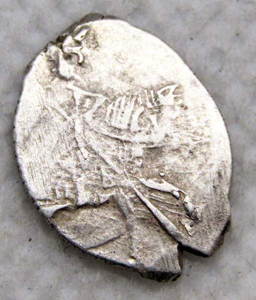 Копейка серебро Василий Шуйский (чешуя), 1606-1610 гг. Московский денежный двор, арт 13 Копейка серебро Василий Шуйский (чешуя), 1606-1610 гг. Московский денежный двор, арт 13