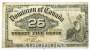 Банкнота 25 центов 1900 Канада