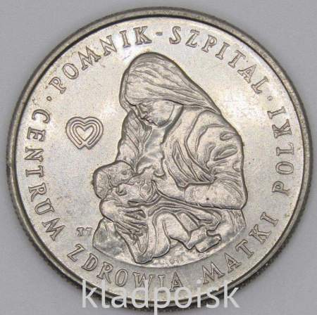 Монета 100 злотых Польша, Центр здоровья матери, 1985