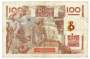 Банкнота 100 франков 1946 года Франция, арт 2