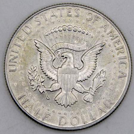 Монета 50 центов США «Кеннеди» 1968 года серебро 400 пробы, арт 4