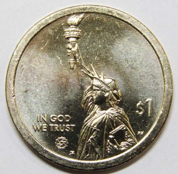 Монета 1 доллар США, Первая игровая приставка, серии Американские инновации и новаторы (2021) P Монета 1 доллар США, Первая игровая приставка, серии Американские инновации и новаторы (2021) P