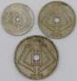 Набор монет Бельгии 1938-1940 гг., 3 монеты