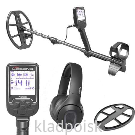 Металлоискатель Nokta Makro LEGEND катушка LG30 (12x9) + подарок: Наушники Bluetooth aptX™ Low Latency