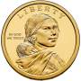 Монета 1 доллар Сакагавея Секвойя - вождь индейского племени чероки