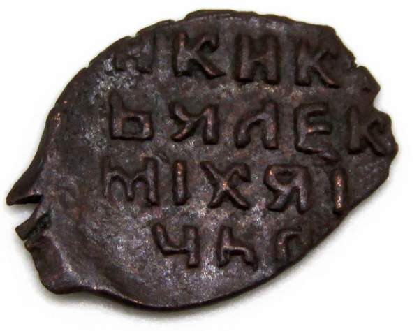 Копейка медь Алексей Михайлович (чешуя), 1655-1663 гг. Медный бунт, Москва, Старый двор, арт 17