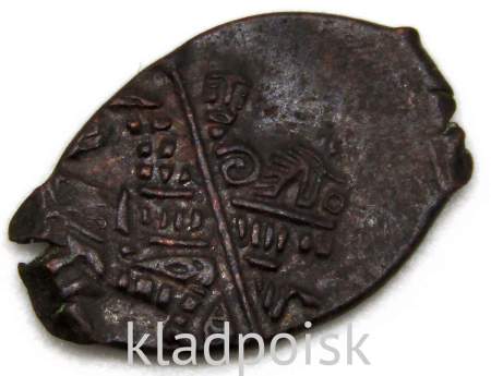 Копейка медь Алексей Михайлович (чешуя), 1655-1663 гг. Медный бунт, Москва, Старый двор, арт 5