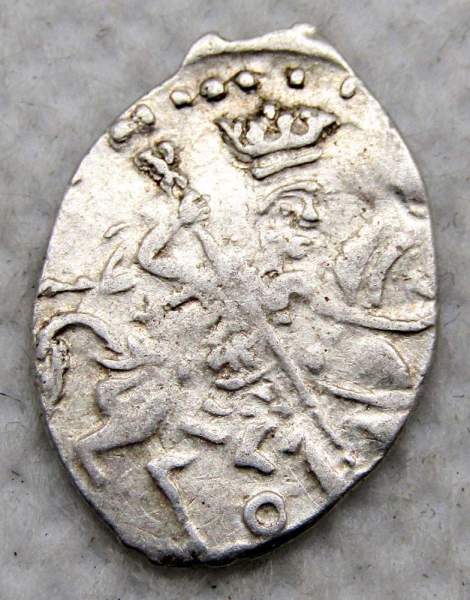 Копейка серебро Борис Федорович Годунов (чешуя), 1598-1605 гг. Московский денежный двор (арт 13) Копейка серебро Борис Федорович Годунов (чешуя), 1598-1605 гг. Московский денежный двор (арт 13)