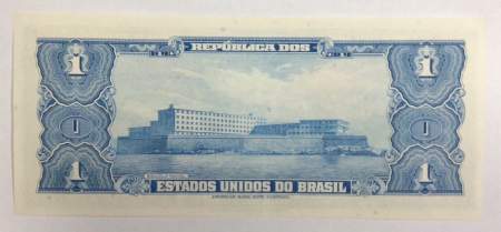Банкнота Бразилия 1 крузейро 1955 года