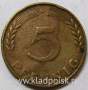 Монета 5 пфеннигов Германия 1950 (D)