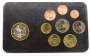 Набор монет Евро Австрия 2002-2006 годов с жетоном