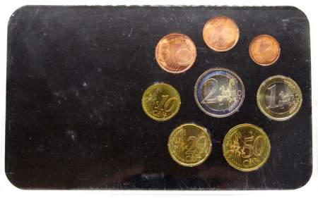 Набор монет Евро Финляндия 2001-2006 годов