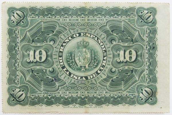 Банкнота 10 песо Куба