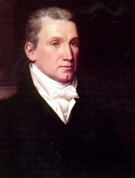 Монета 1 доллар США (2008) 5-ый Президент Джеймс Монро