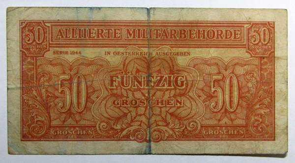 50 грошей 1944 года Австрия - Оккупация союзными войсками, арт 2