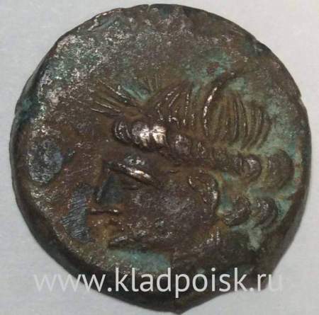 Монета Шекель Карфаген, 1-я Пуническая война, 264-241 до н. э.