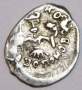 Денга «дозор» Иван III Васильевич (чешуя), серебро, 1473-1485гг