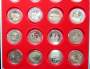 Набор монет 3 рубля 1991-1995гг. 50 лет победы в ВОВ, 20 монет ПРУФ в альбоме