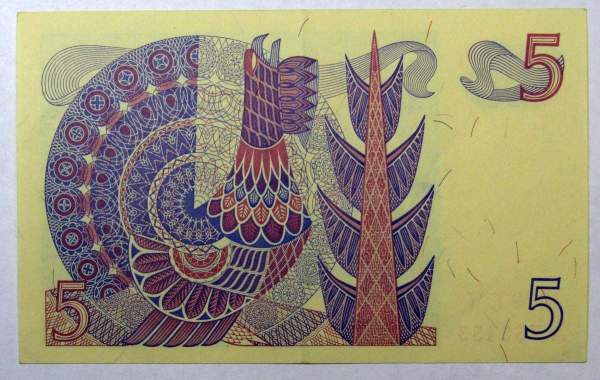 Банкнота 5 крон 1978 года Швеция
