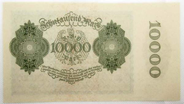Банкнота 10000 марок 1922 года - Веймарская Республика Банкнота 10000 марок 1922 года - Веймарская Республика