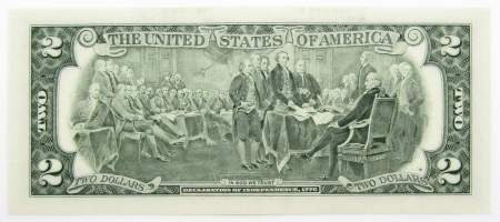 Банкнота 2 доллара США 2017 года, В - Нью-Йорк