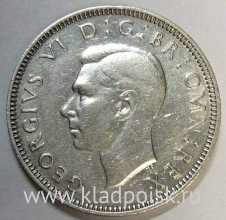 Монета 1 шиллинг 1946 года Великобритания