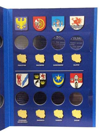 Альбом для монет 2 злотых Польши серии «Исторические места Польши»