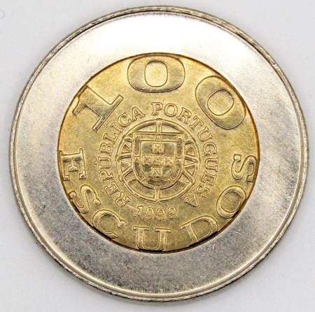 Монета 100 эскудо 1999 года, ЮНИСЕФ - Португалия