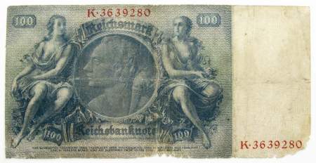 Банкнота 100 рейхсмарок 1935 года - Германия, арт 2