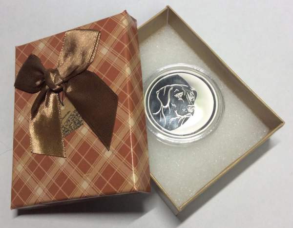 Коробка подарочная шотландка коричневая