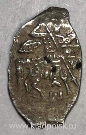 Копейка серебро Алексей Михайлович (чешуя), 1645-1676 гг. Арт. 12