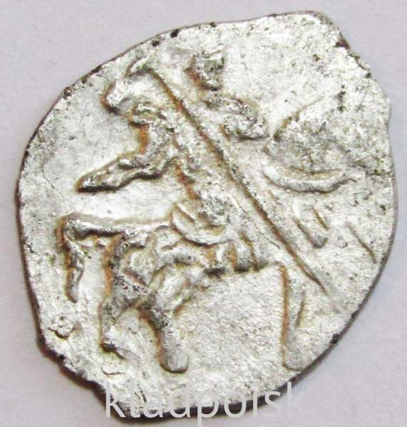 Копейка серебро Василий Шуйский (чешуя), 1606-1610 гг. Московский денежный двор, арт 4