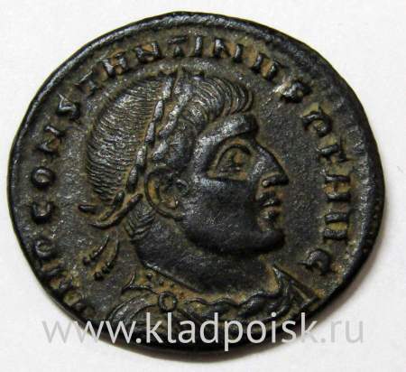 Монета Фоллис Римская Империя, Император Константин I Великий 307-337 гг., арт 4