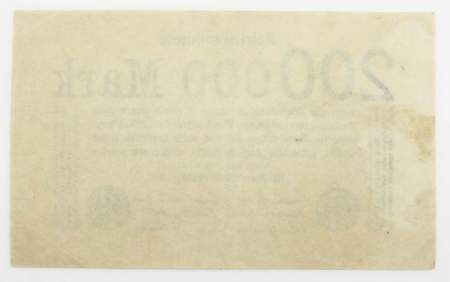 Банкнота 200 000 марок 1923 года - Веймарская Республика