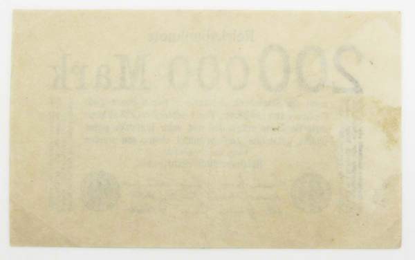 Банкнота 200 000 марок 1923 года - Веймарская Республика