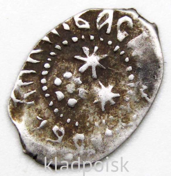 Денга Василий II Васильевич «Тёмный», серебро, Москва