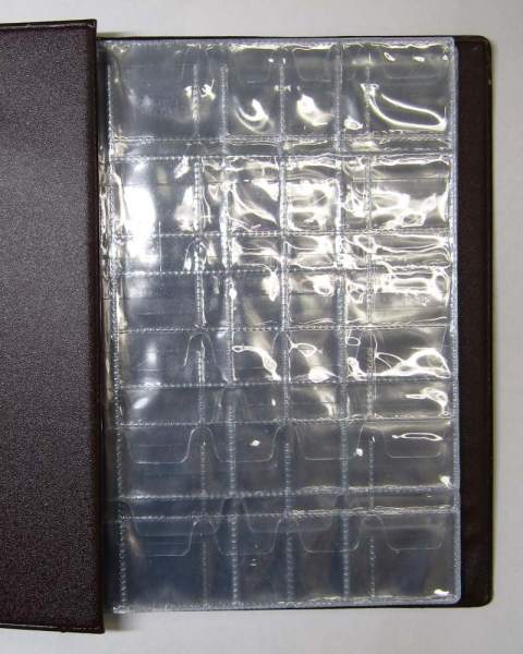 Альбом для монет М-192 вертикальный комбинированный